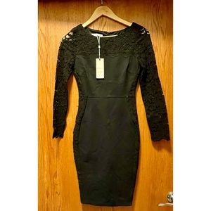 HOBBS little black dress! NWT Size 2!